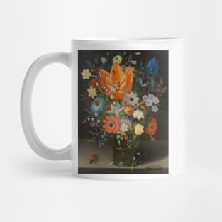 Still Life with Iris- Peter Binoit Floral Painting Mug